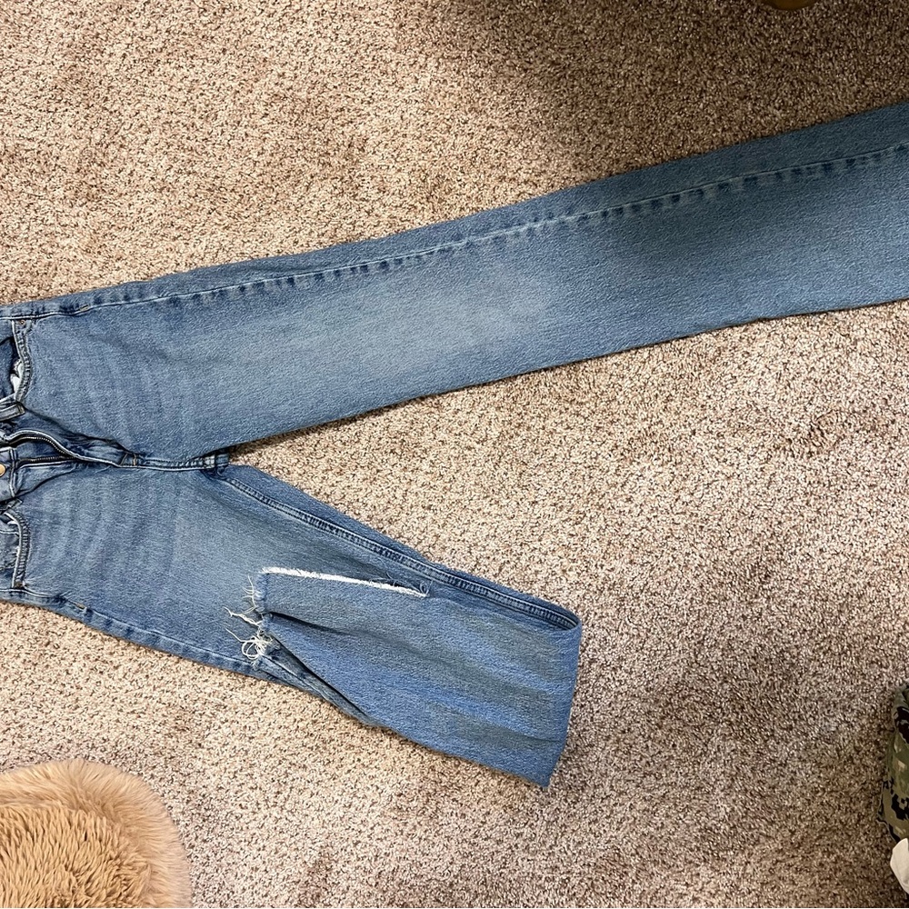 Women's Blue Flare & Wide Leg Jeans